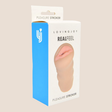 Load image into Gallery viewer, Loving Joy Real Feel Male Masturbator – Pleasure Stroker