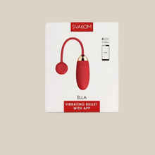 Load image into Gallery viewer, Svakom Ella APP Controlled Silicone Vibrating Egg - red