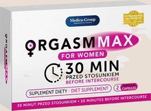 Load image into Gallery viewer, BESTSELLER!!!!! ORGASM MAX for Women diet supplement 2 capsules