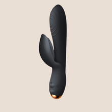 Load image into Gallery viewer, Rocks Off Everygirl Black Rechargeable Rabbit Vibrator