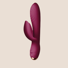Load image into Gallery viewer, Rocks Off Everygirl Burgundy Rechargeable Rabbit Vibrator
