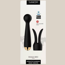 Load image into Gallery viewer, BESTSELLER!!!!
                                                            Svakom Emma Neo Interactive App Controlled Heating Magic Wand - black