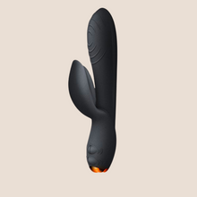 Load image into Gallery viewer, Rocks Off Everygirl Black Rechargeable Rabbit Vibrator