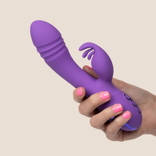 Load image into Gallery viewer, West Coast Wave Rider Vibrator and Clit Stimulator / Rabbit Vibrator