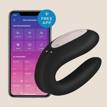 Load image into Gallery viewer, Satisfyer App Enabled Double Joy Black for couple/ Clitoral Stimulator