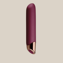 Load image into Gallery viewer, Rocks Off Chaiamo 10 Function Rechargeable Classic Vibrator Burgundy