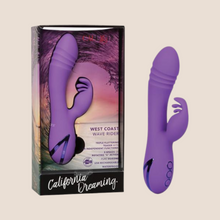 Load image into Gallery viewer, West Coast Wave Rider Vibrator and Clit Stimulator / Rabbit Vibrator
