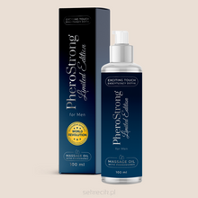 Load image into Gallery viewer, PheroStrong Limited Edition for Men Massage Oil With Pheromones 100ml