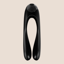 Load image into Gallery viewer, SATISFYER CANDY CANE FINGER VIBRATOR/ CLITORAL AND  G-spot  VIBRATOR   – BLACK