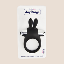 Load image into Gallery viewer, JoyRings Silicone Rabbit Vibrating Cock Ring