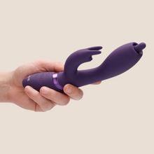 Load image into Gallery viewer, Vive Nilo Purple Pinpoint Rotating G-Spot / Rabbit Vibrator