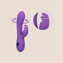 Load image into Gallery viewer, West Coast Wave Rider Vibrator and Clit Stimulator / Rabbit Vibrator