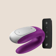 Load image into Gallery viewer, Satisfyer App Enabled Double Fun For Couple – VIOLET / Clitoral Stimulator