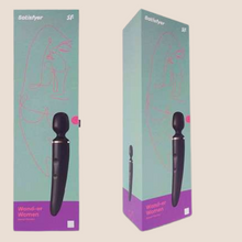 Load image into Gallery viewer, Satisfyer Wand-Er Woman Black
