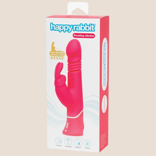 Load image into Gallery viewer, Happy Rabbit Rechargeable Realistic Thrusting Rabbit Vibrator Pink