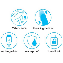 Load image into Gallery viewer, Happy Rabbit Rechargeable Realistic Thrusting Rabbit Vibrator Pink