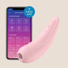 Load image into Gallery viewer, SATISFYER APP ENABLED  CURVY 2 PINK- Clitoral Stimulator