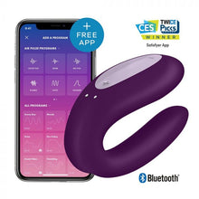 Load image into Gallery viewer, Satisfyer App Enabled Double Joy Lilac for couple / Clitoral Stimulator
