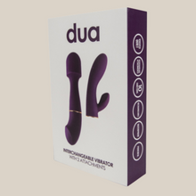 Load image into Gallery viewer, BESTSELLER!!!!

                                            Loving Joy DUA Rabbit Vibrator with Wand Attachment - purple
