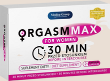 Load image into Gallery viewer, BESTSELLER!!!!! ORGASM MAX for Women diet supplement 2 capsules
