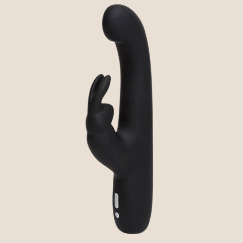 Happy Rabbit Rechargeable Slimline G-Spot Rabbit Vibrator Black