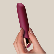 Load image into Gallery viewer, Rocks Off Chaiamo 10 Function Rechargeable Classic Vibrator Burgundy
