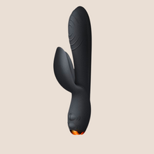 Load image into Gallery viewer, Rocks Off Everygirl Black Rechargeable Rabbit Vibrator
