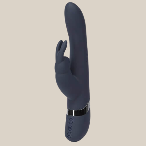 Fifty Shades Darker Oh My USB Rechargeable Rabbit Vibrator - black