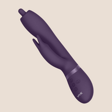 Load image into Gallery viewer, Vive Nilo Purple Pinpoint Rotating G-Spot / Rabbit Vibrator
