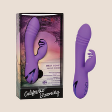 Load image into Gallery viewer, West Coast Wave Rider Vibrator and Clit Stimulator / Rabbit Vibrator
