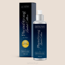 Load image into Gallery viewer, PheroStrong Limited Edition for Men Massage Oil With Pheromones 100ml
