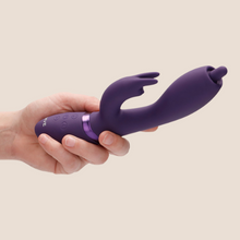 Load image into Gallery viewer, Vive Nilo Purple Pinpoint Rotating G-Spot / Rabbit Vibrator
