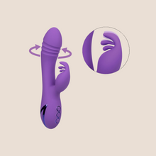 Load image into Gallery viewer, West Coast Wave Rider Vibrator and Clit Stimulator / Rabbit Vibrator
