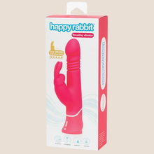 Load image into Gallery viewer, Happy Rabbit Rechargeable Realistic Thrusting Rabbit Vibrator Pink
