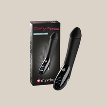 Load image into Gallery viewer, MyStim Tickling Truman E-Stim Vibrator - black
