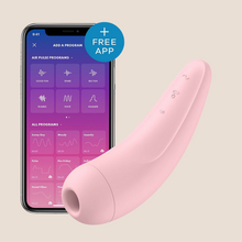 Load image into Gallery viewer, SATISFYER APP ENABLED  CURVY 2 PINK- Clitoral Stimulator
