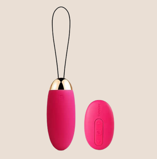 Svakom Elva Remote Control Vibrating Egg -RED